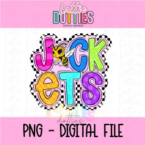 Jackets Png -  Poppy  Sublimation- Digital Download - checkered mascot