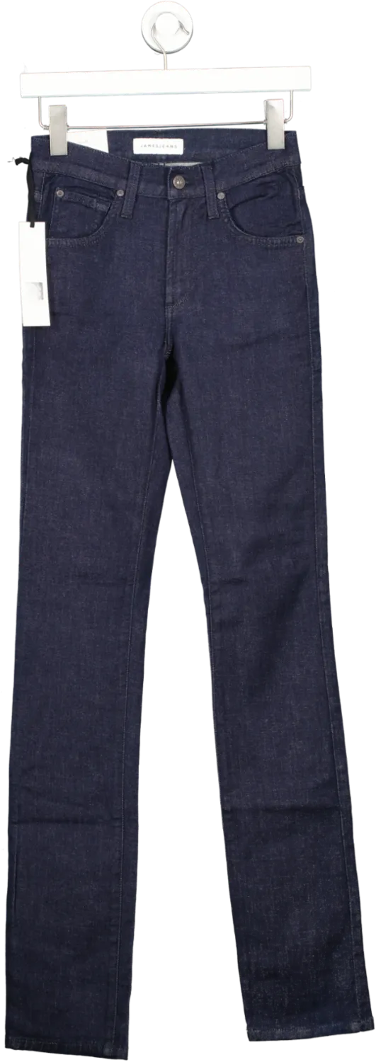 James Jeans Dark Blue High Rise Straight Leg  Jeans BNWT W24