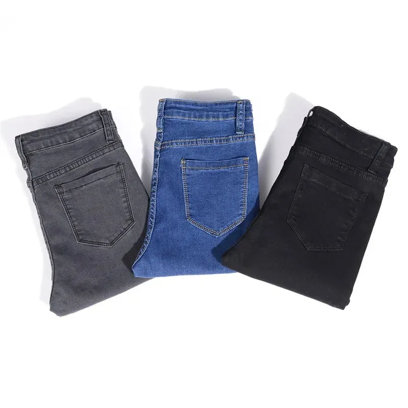 Jeans High Elastic Stretch  Skinny