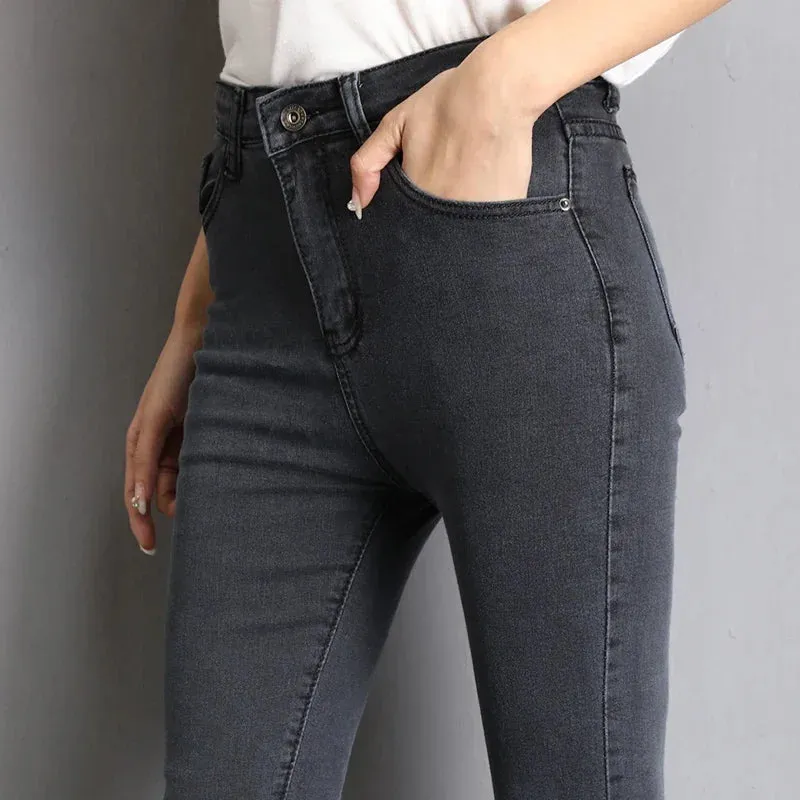 Jeans High Elastic Stretch  Skinny