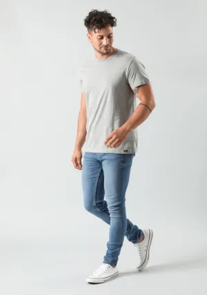 Jeans Hombre Malone Skinny Fit Light Clean