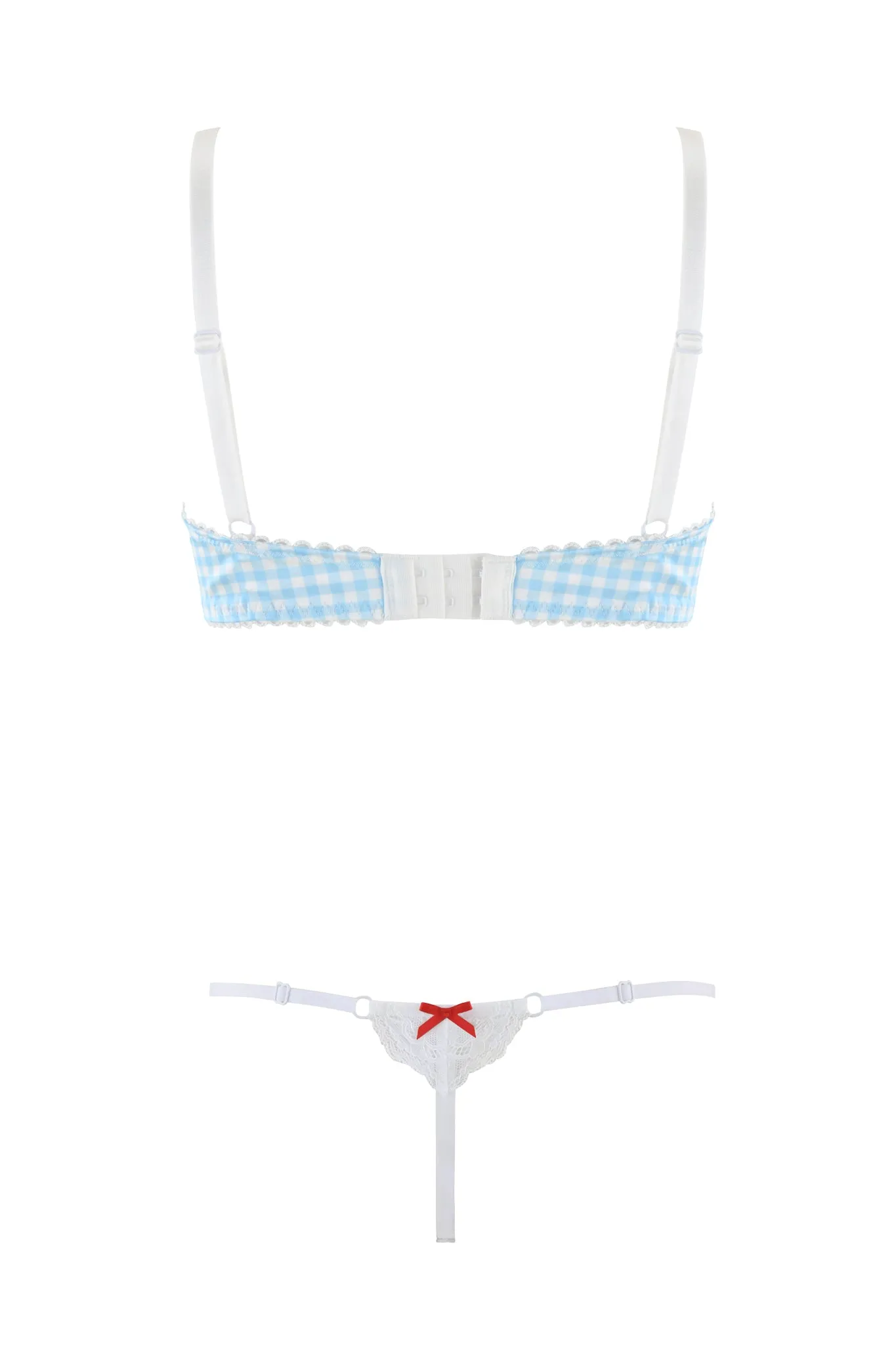 JENNY SET - BLUE : CHECK : GINGHAM