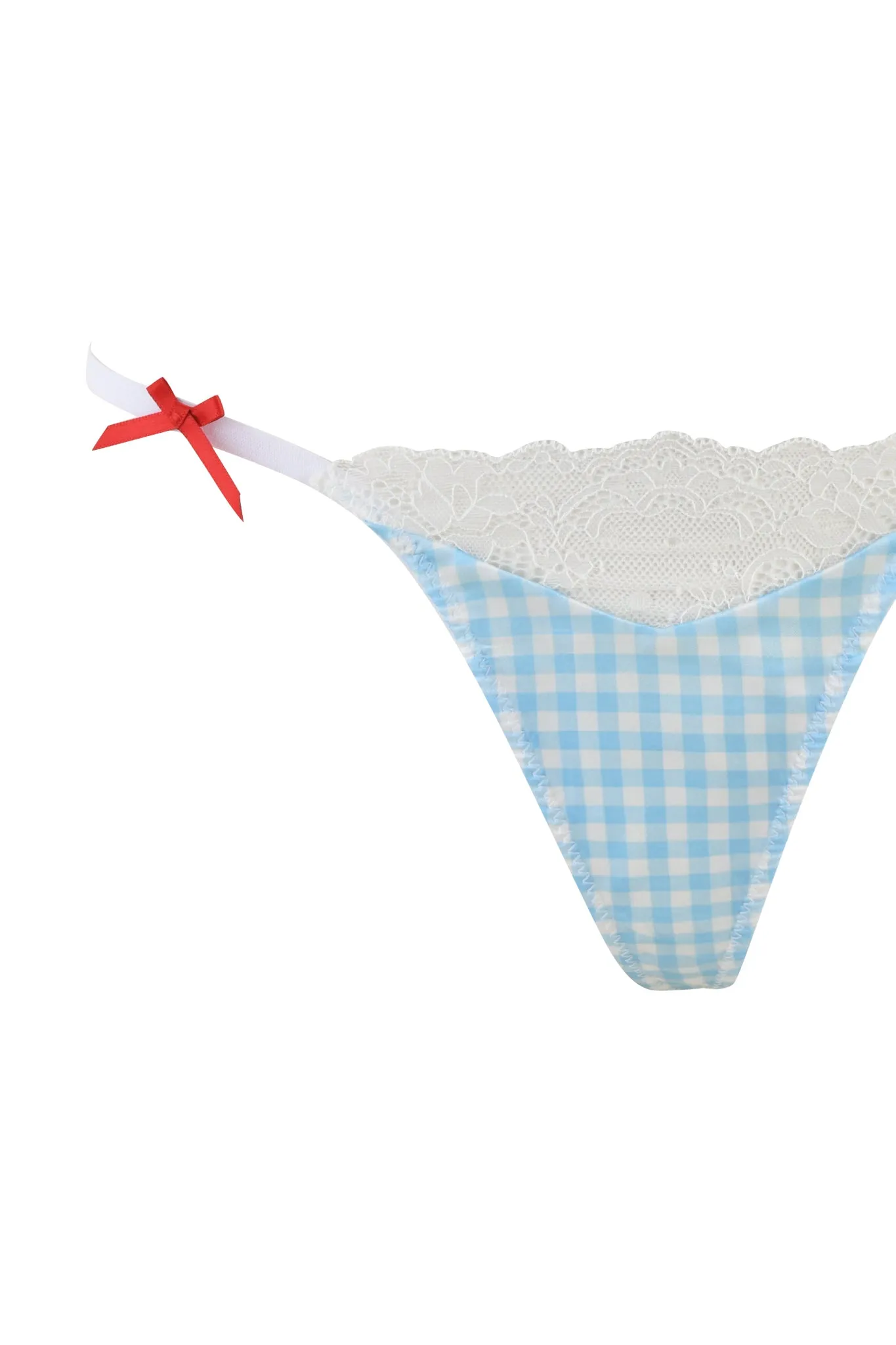JENNY SET - BLUE : CHECK : GINGHAM