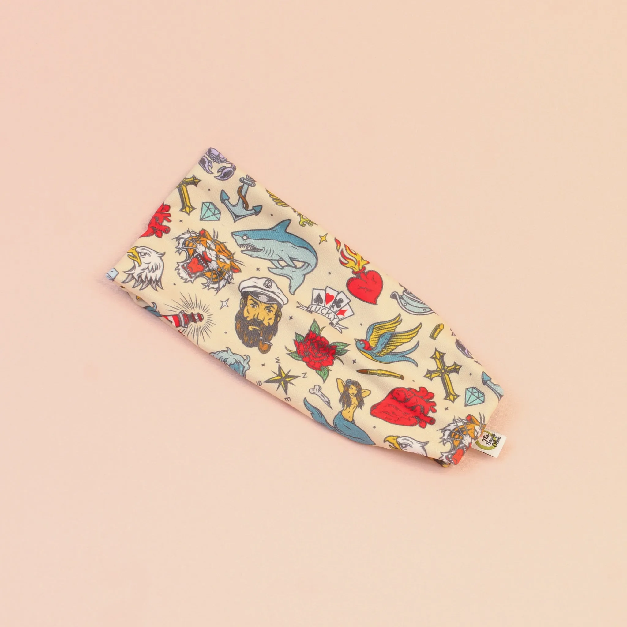 Jerry Tattoos Stretch Headband