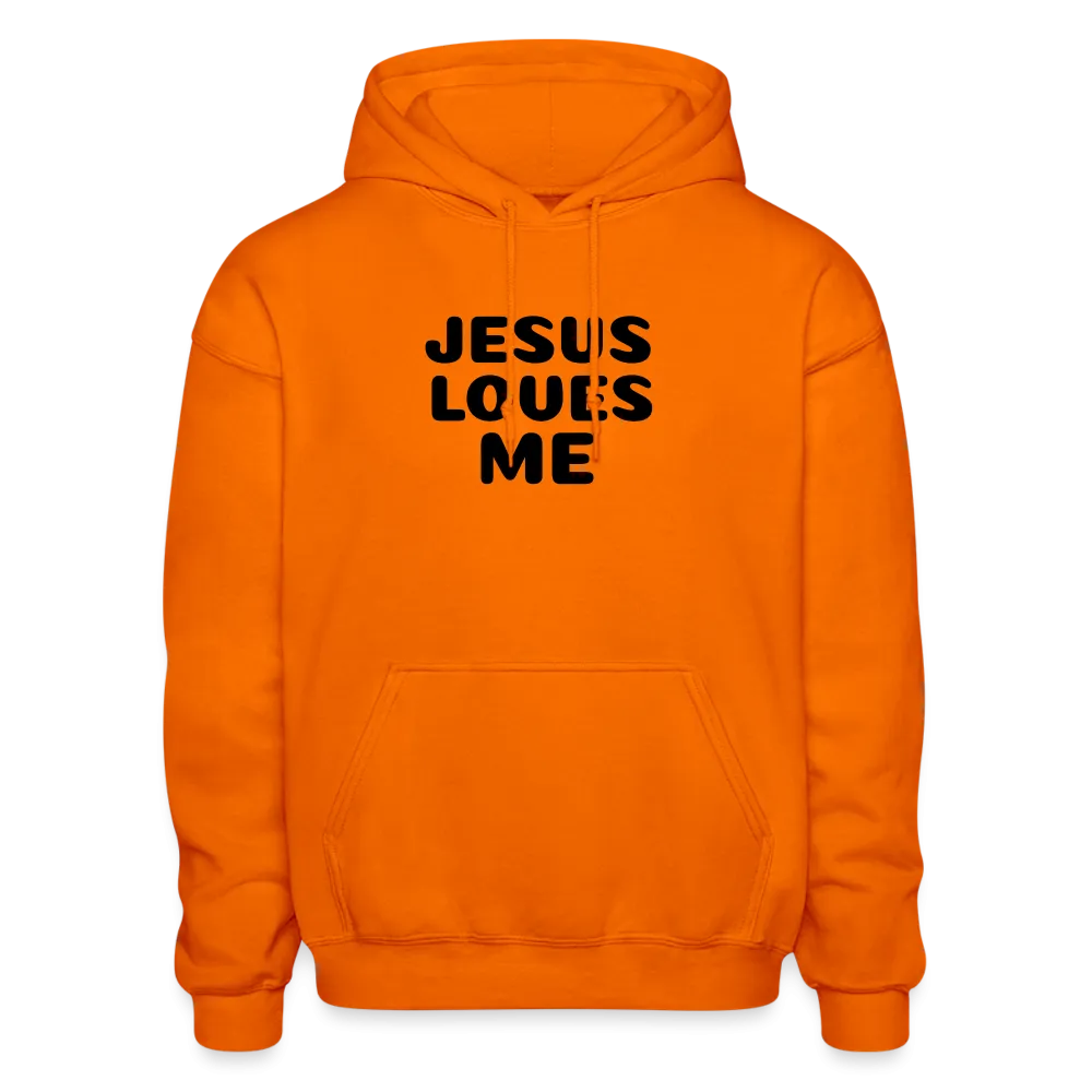 Jesus' love on a Gildan Heavy Blend Adult Hoodie
