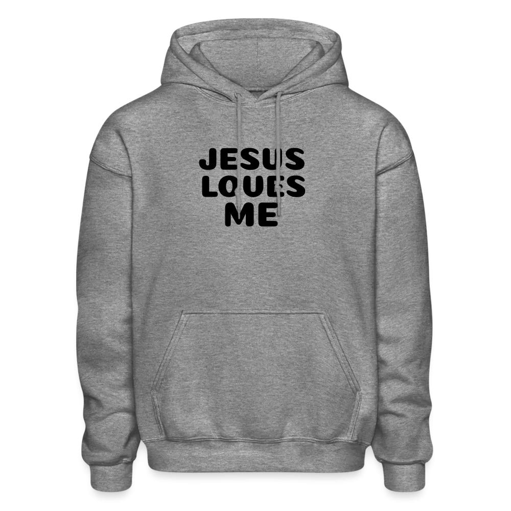 Jesus' love on a Gildan Heavy Blend Adult Hoodie