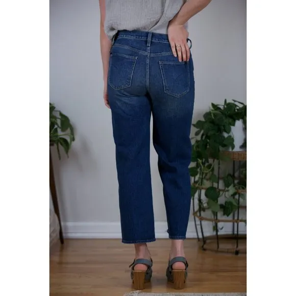Joe's Jeans Blake High Rise Wide Leg Crop Jeans 31