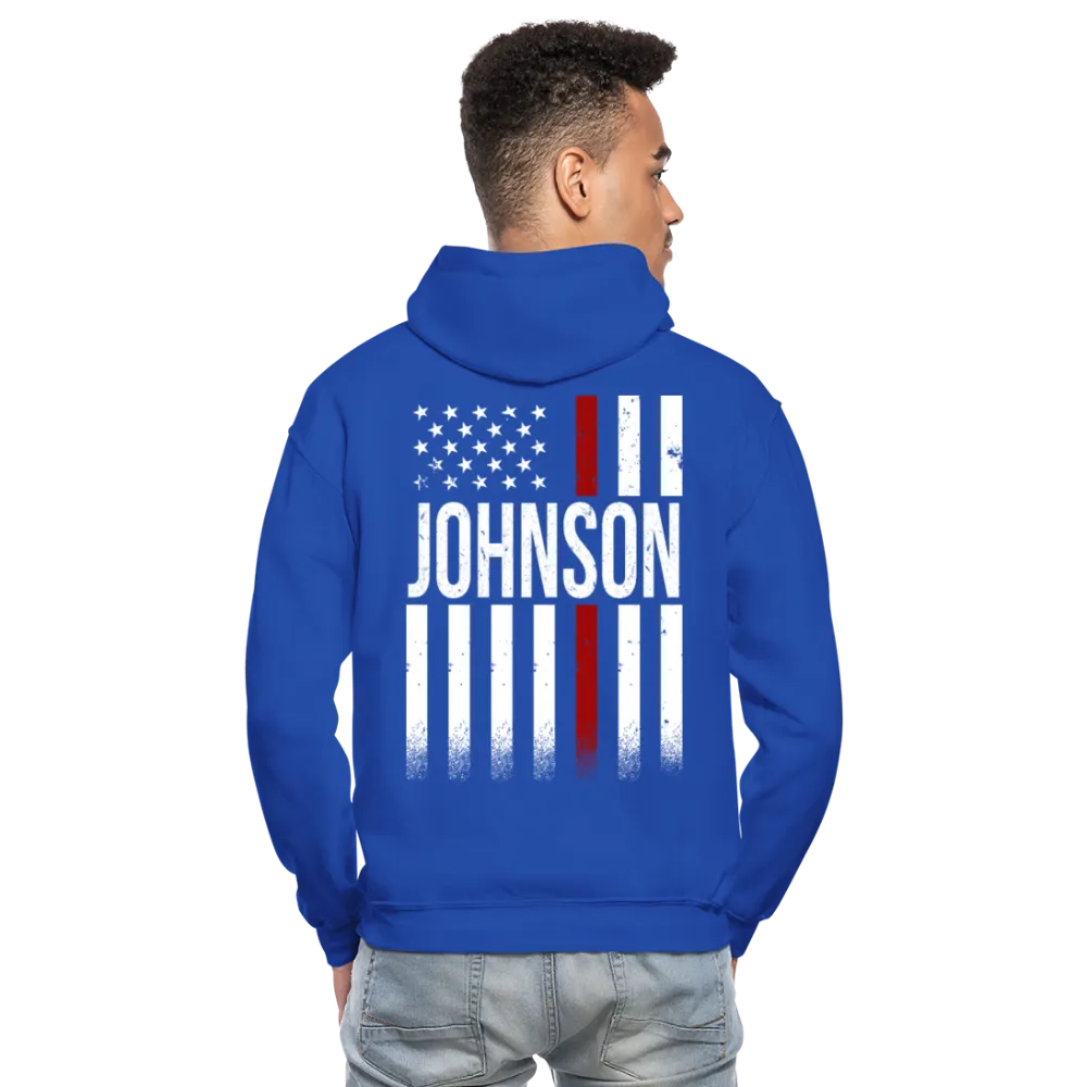 Johnson Firefighter Gildan Heavy Blend Adult Hoodie