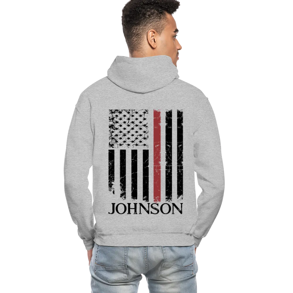 Johnson Firefighter Gildan Heavy Blend Adult Hoodie