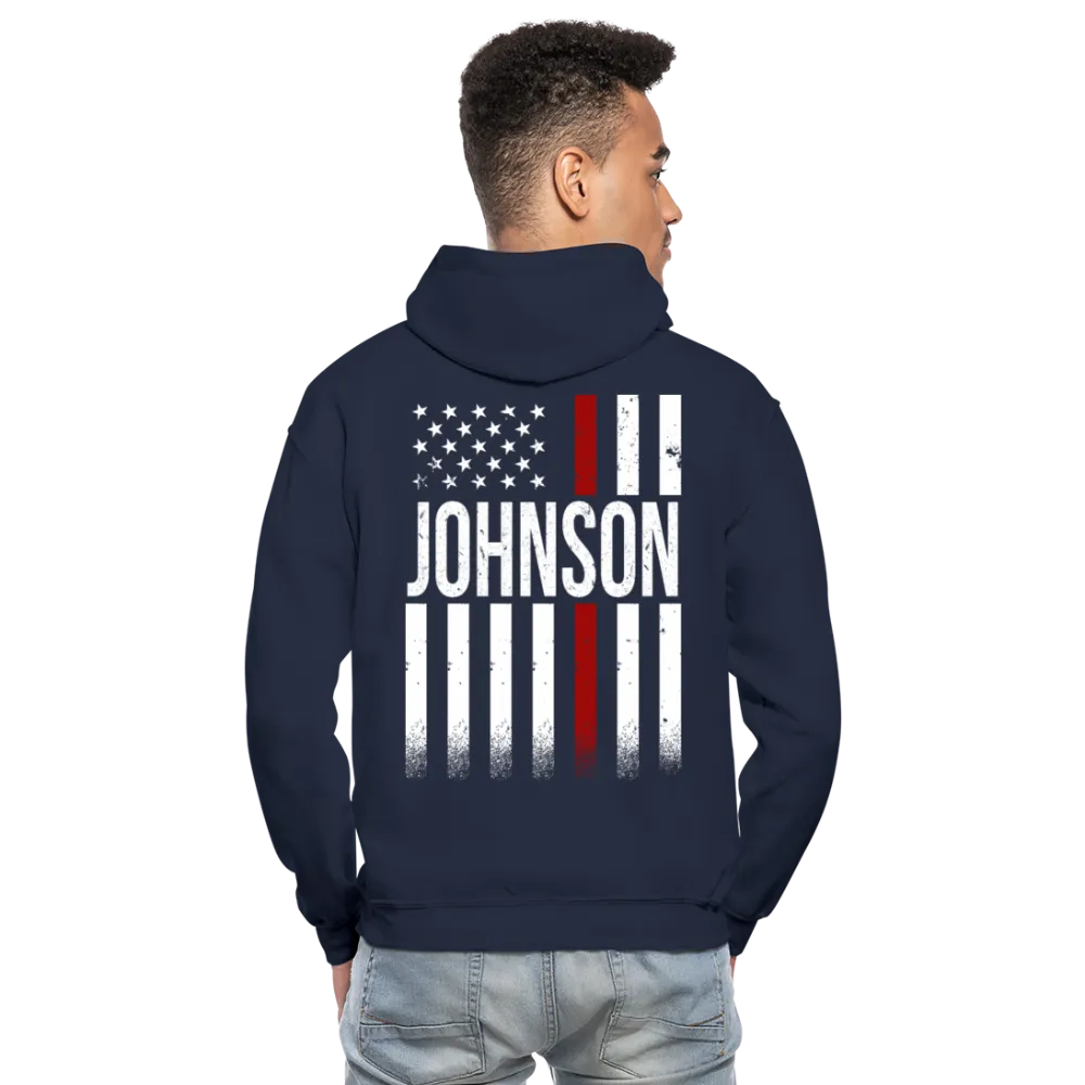 Johnson Firefighter Gildan Heavy Blend Adult Hoodie
