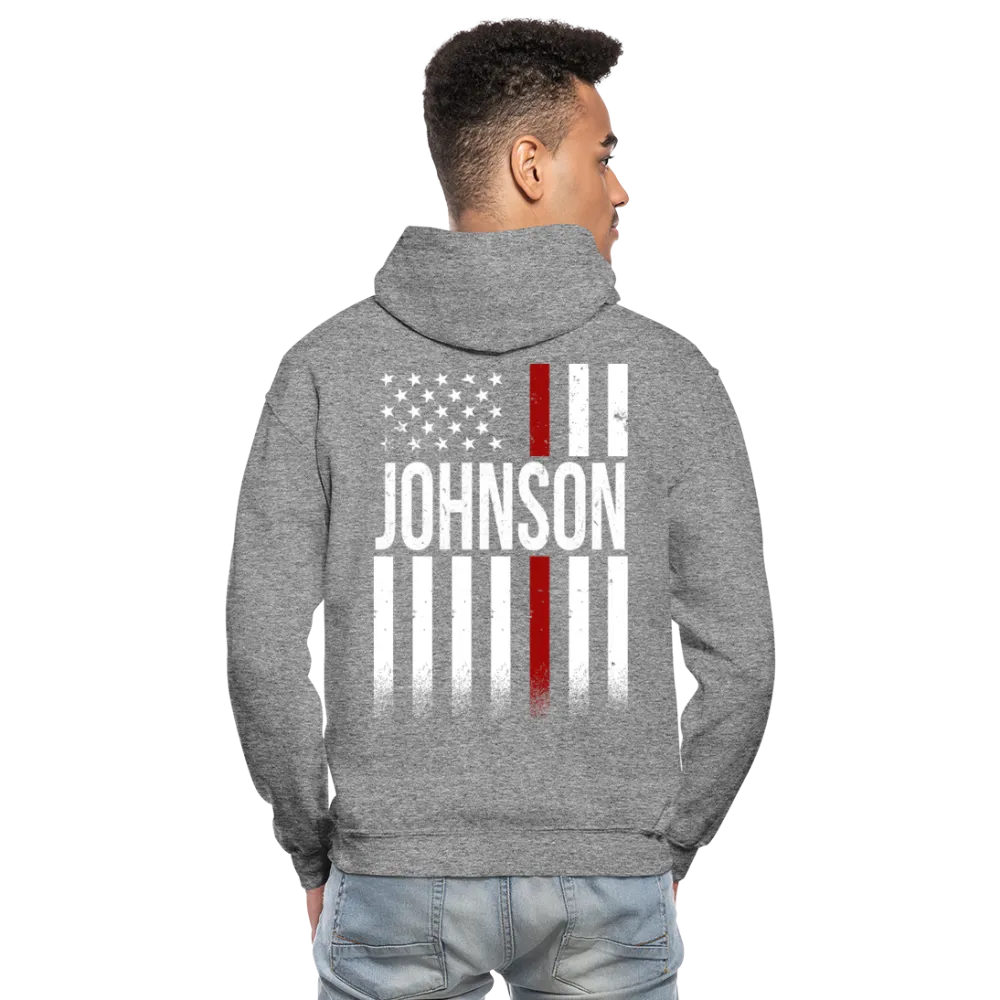 Johnson Firefighter Gildan Heavy Blend Adult Hoodie