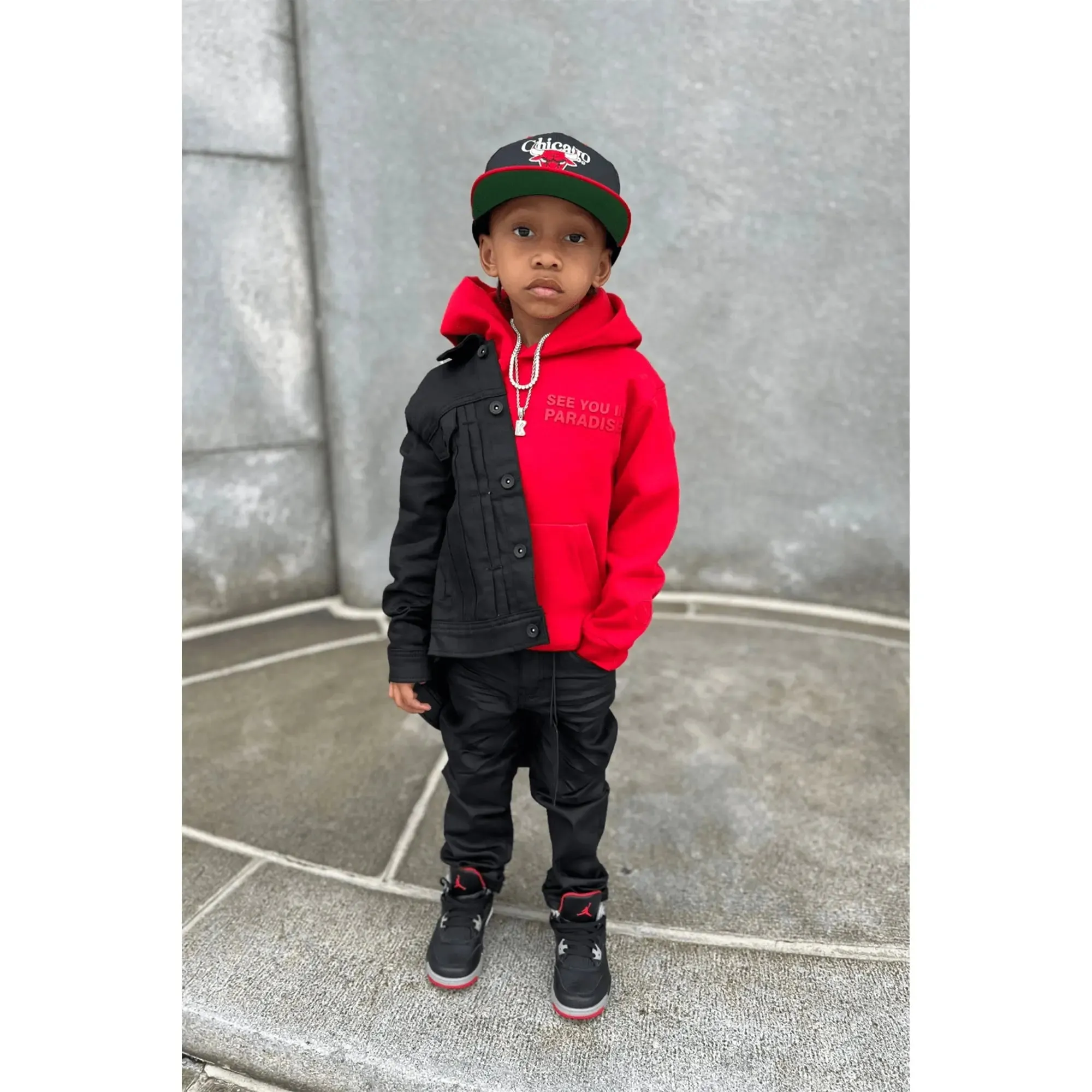 Jordan Craig Boys Stacked Clean Jeans (Jet Black)