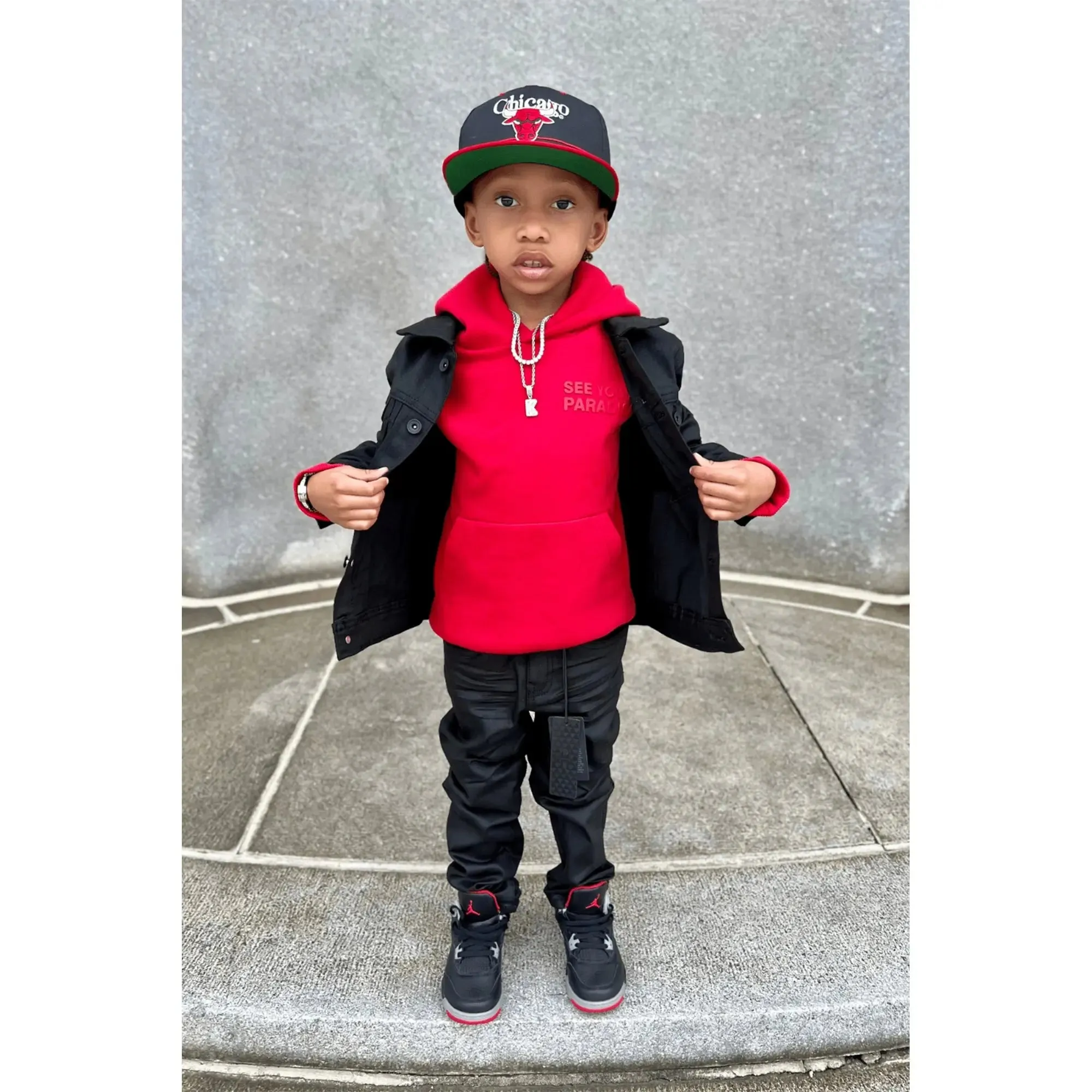 Jordan Craig Boys Stacked Clean Jeans (Jet Black)