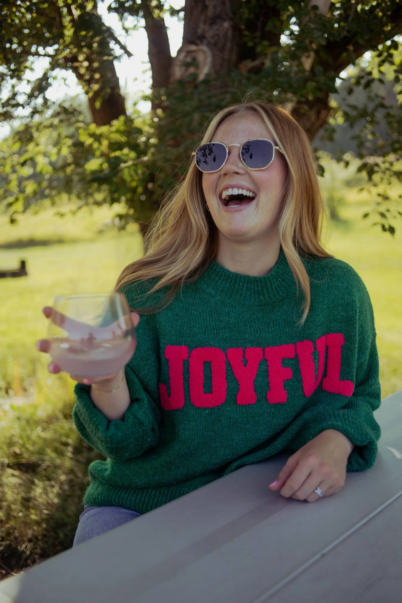Joyful Turtleneck Sweater / S