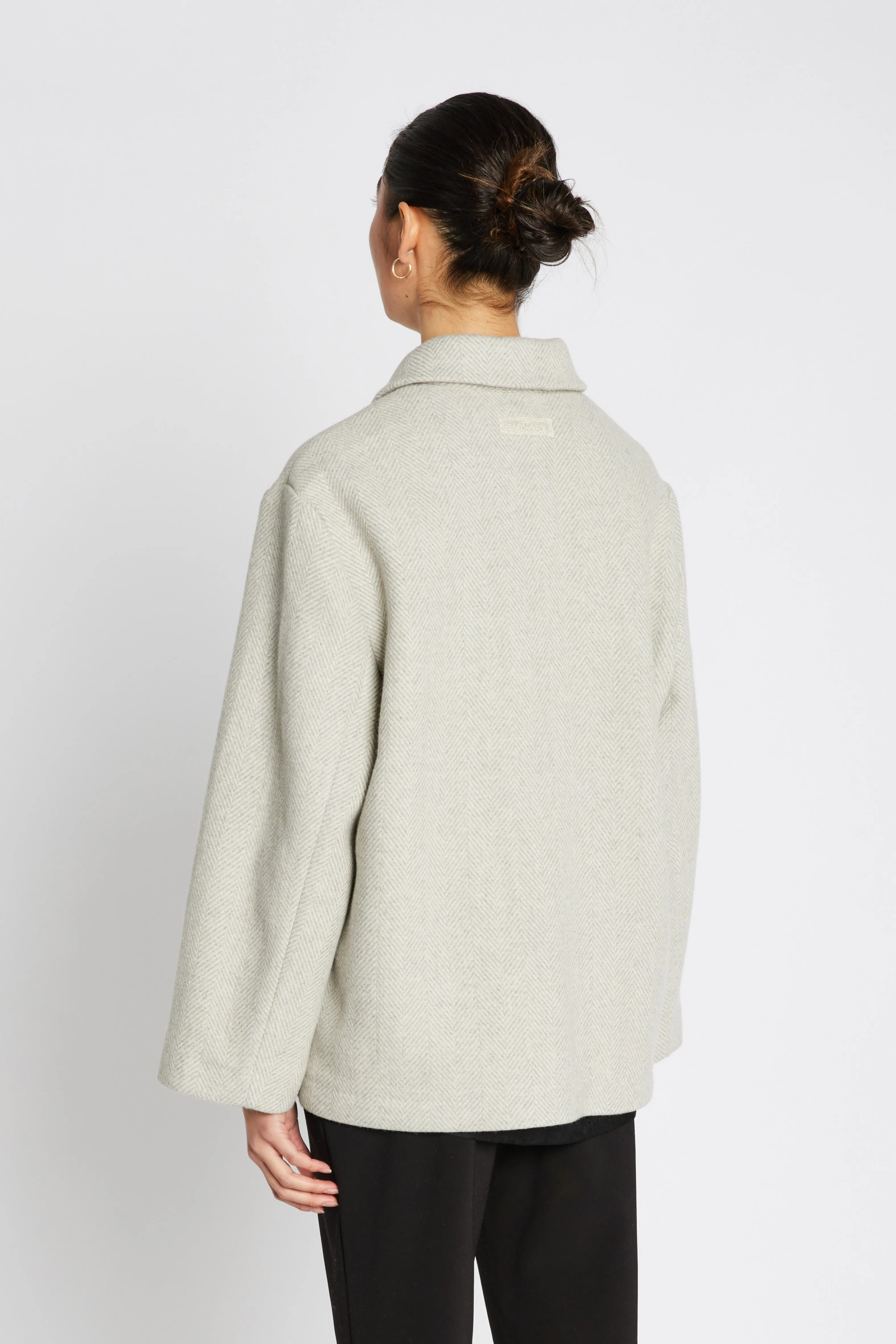 Julian jakke - Off white melange