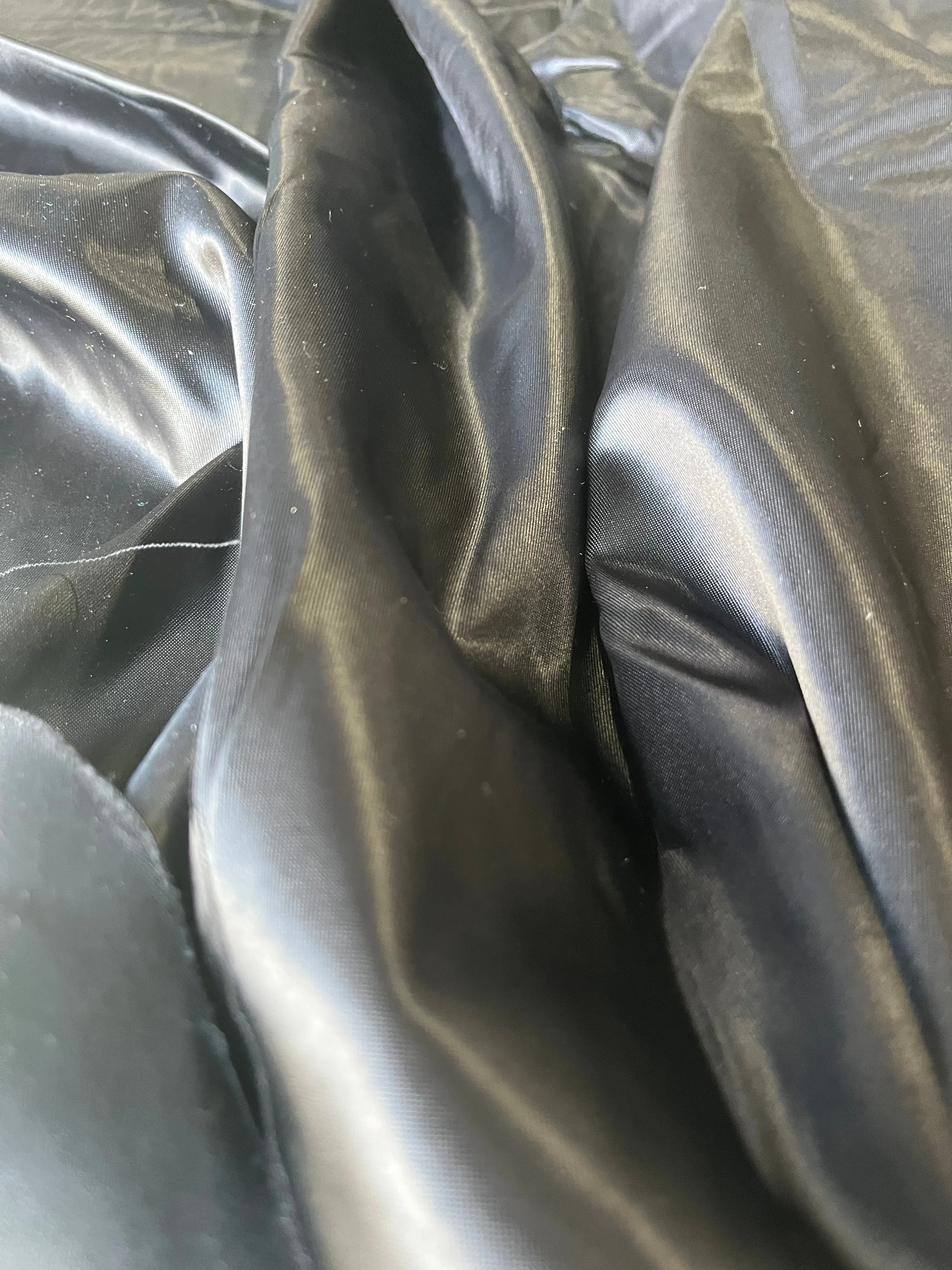 Just In Case 018 Heavy satin stretch black