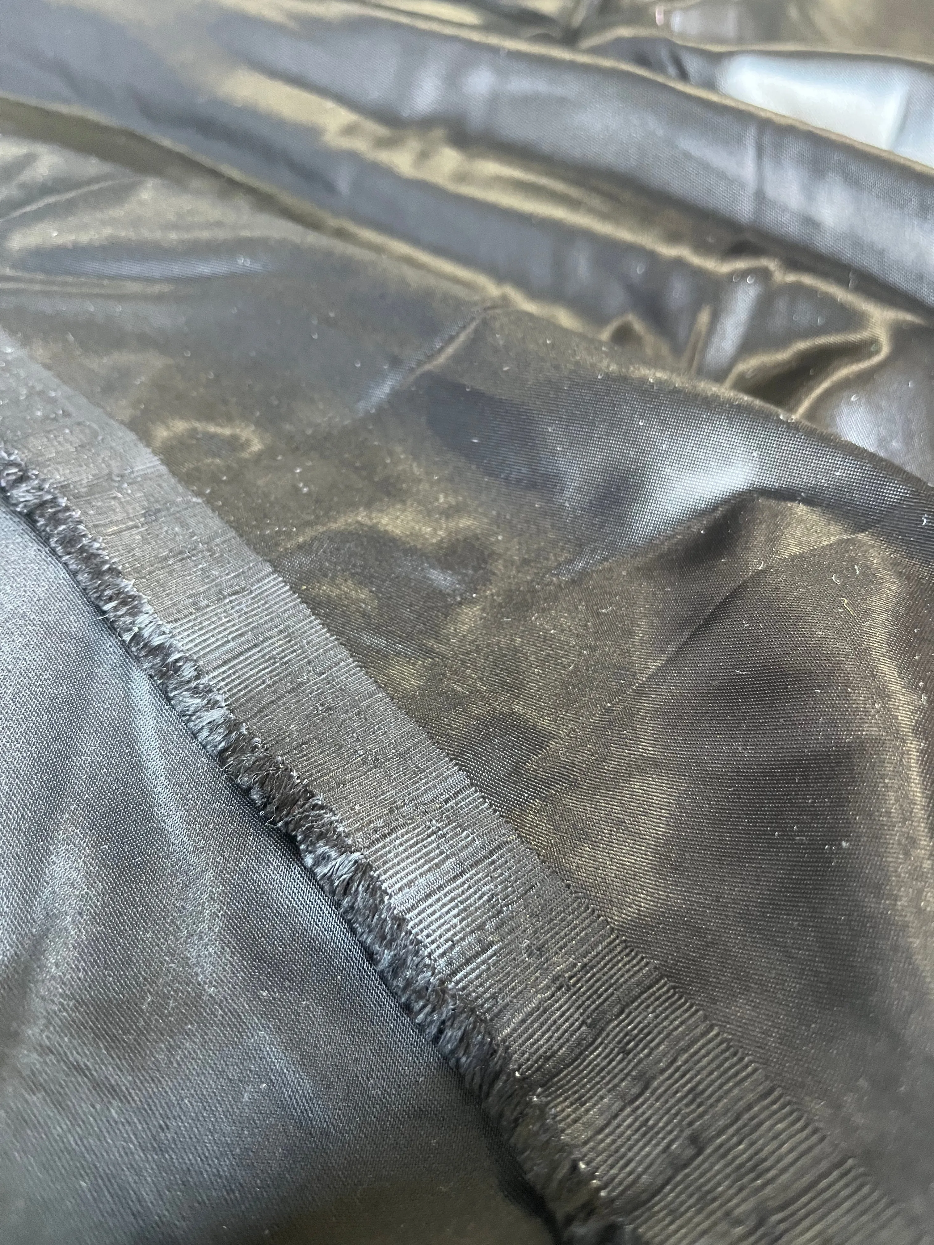 Just In Case 018 Heavy satin stretch black