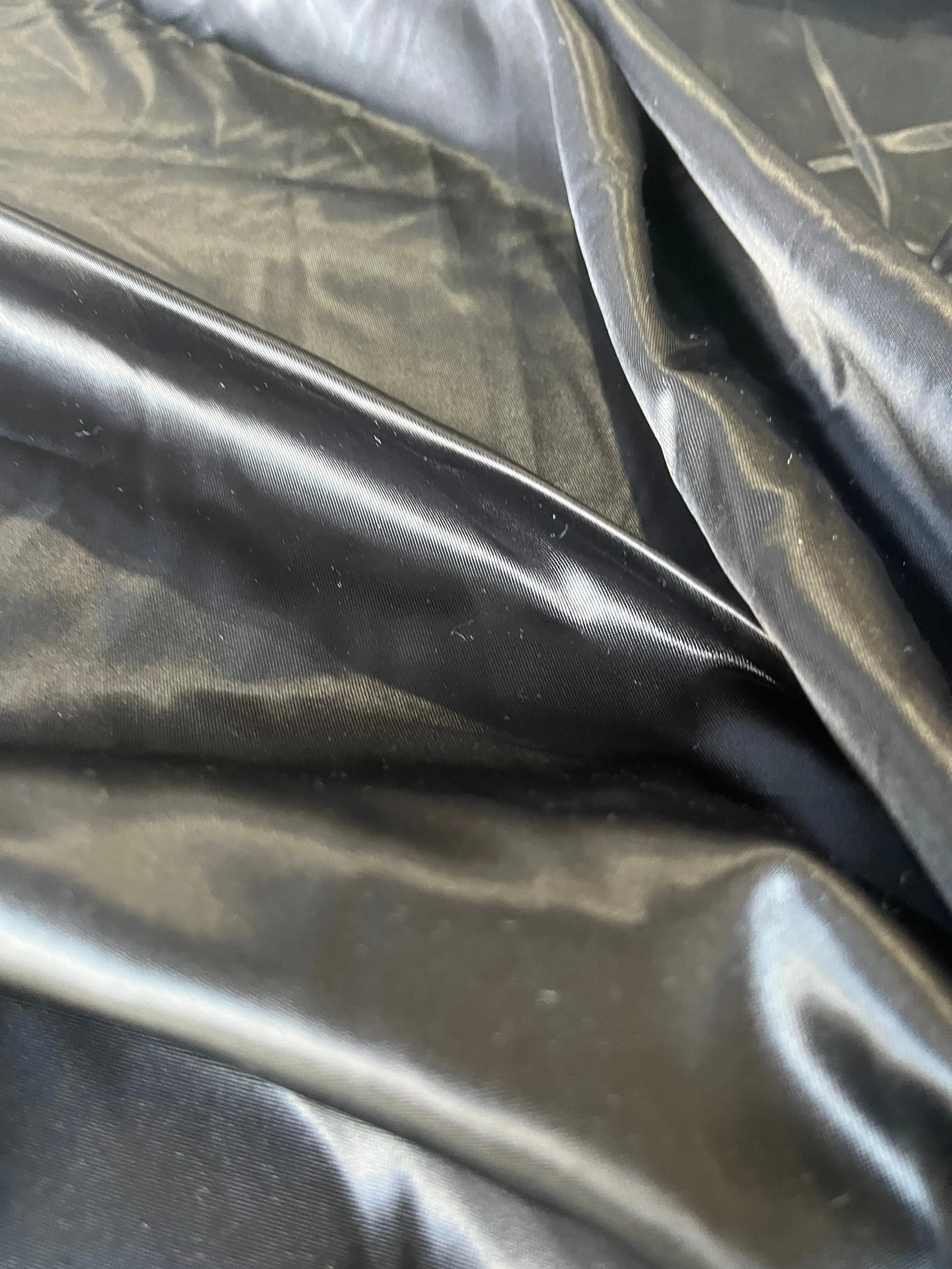 Just In Case 018 Heavy satin stretch black