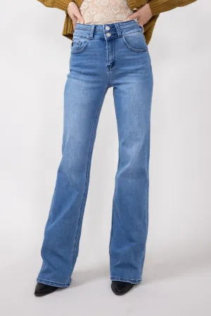KanCan High-Rise Wide Flare Jeans for Women | KC20020M
