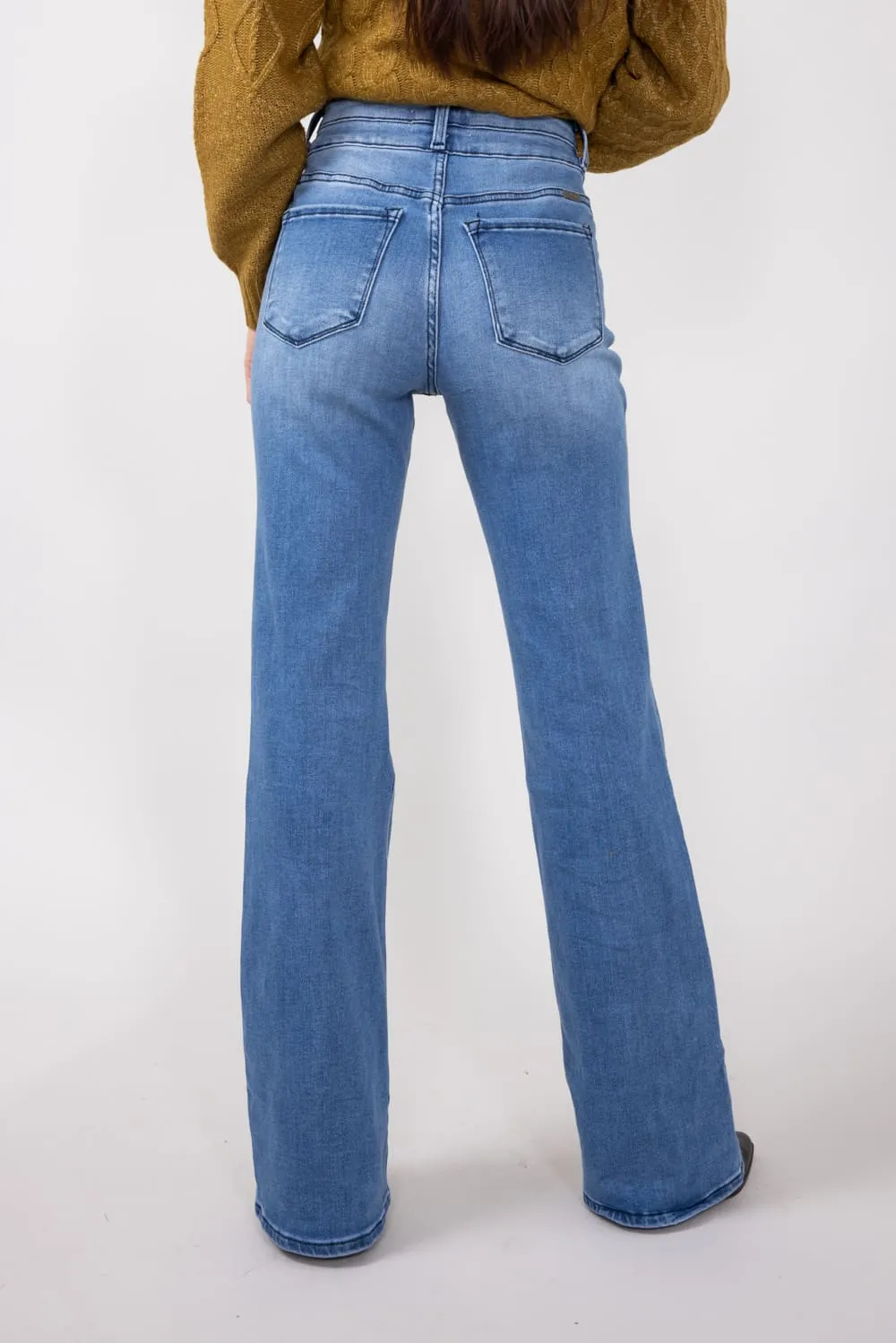 KanCan High-Rise Wide Flare Jeans for Women | KC20020M
