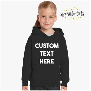 Kids personalised custom hoodie
