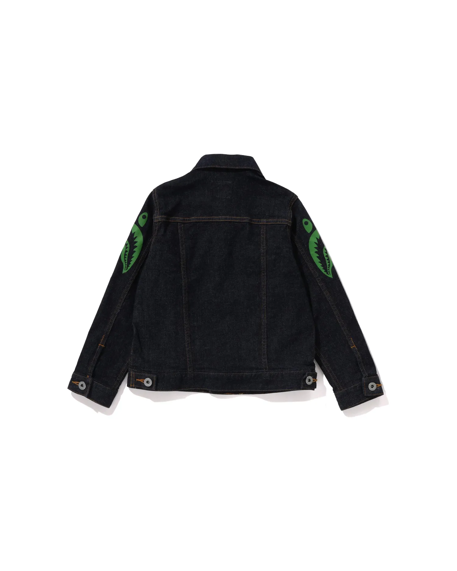 Kids Side Shark 10 Oz Stretch Denim Jacket