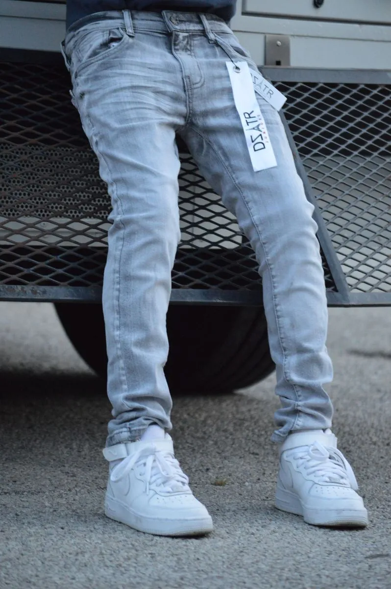 KIDS ULTRA STRETCH DENIM - BASIC GREY (DZTR-K-023)