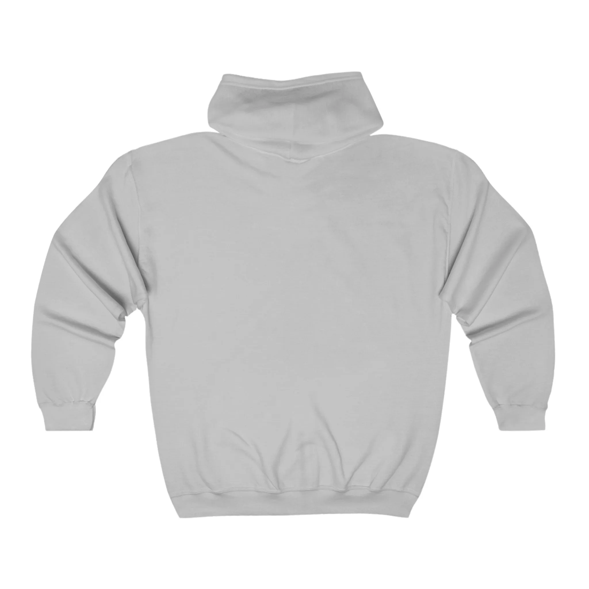 Kira Blue Israel Heart Unisex Heavy Blend™ Full Zip Hooded Sweatshirt