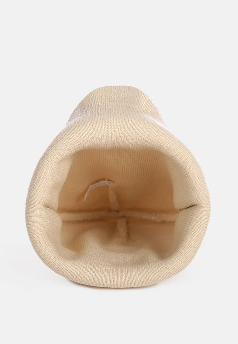 Knitted Beanie Cap