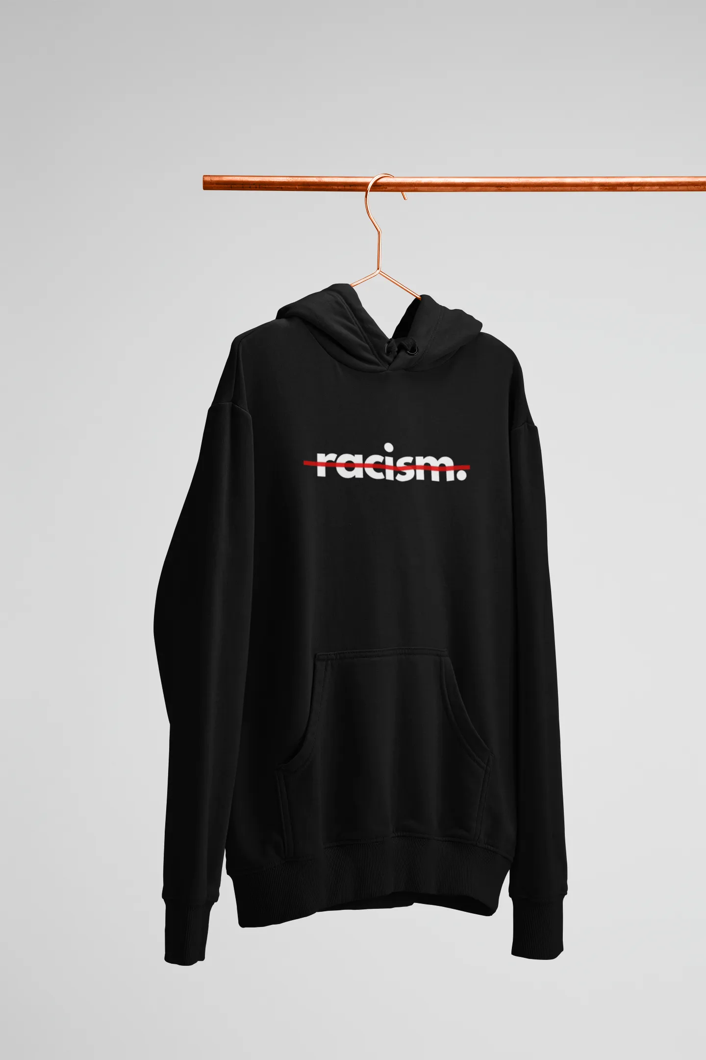 Knock out Racism with RiSE Hoodie for Men