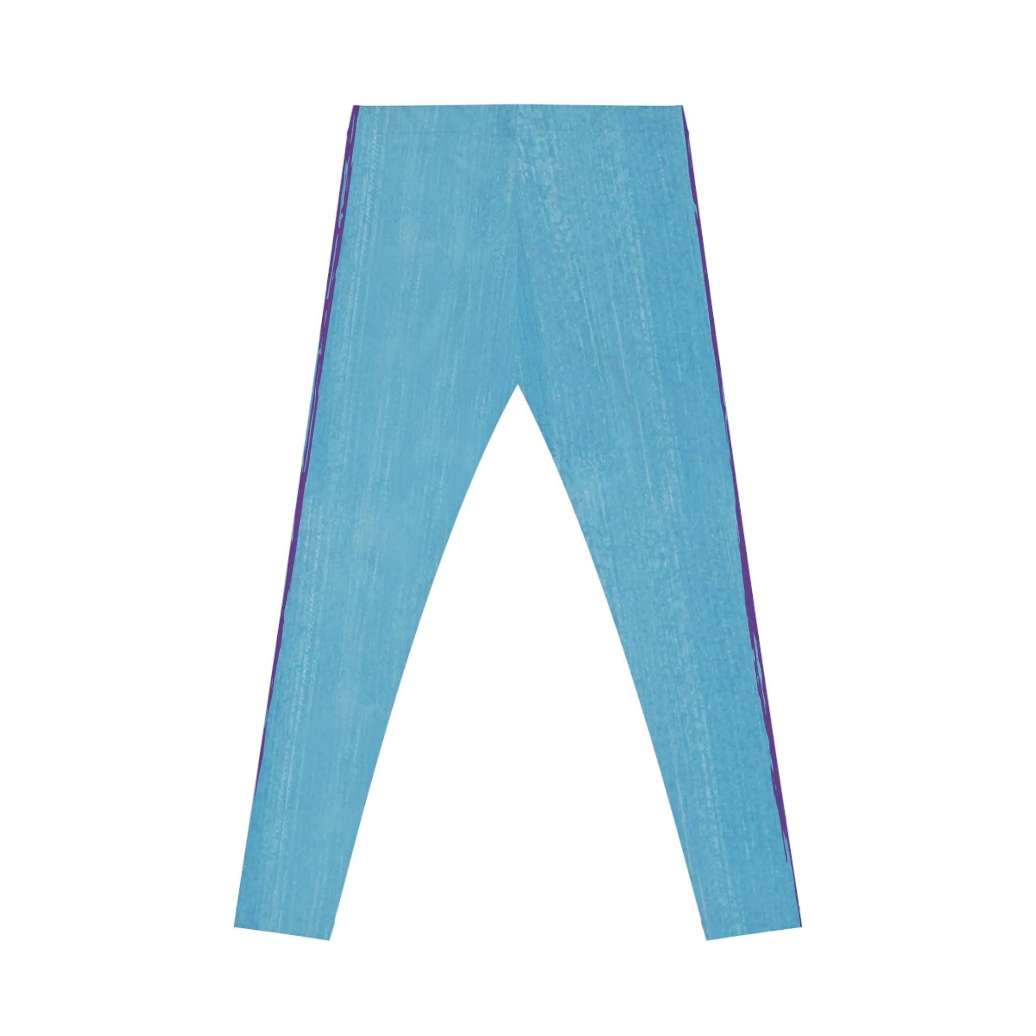 Know Jesus - Turquoise and Purple Leggings