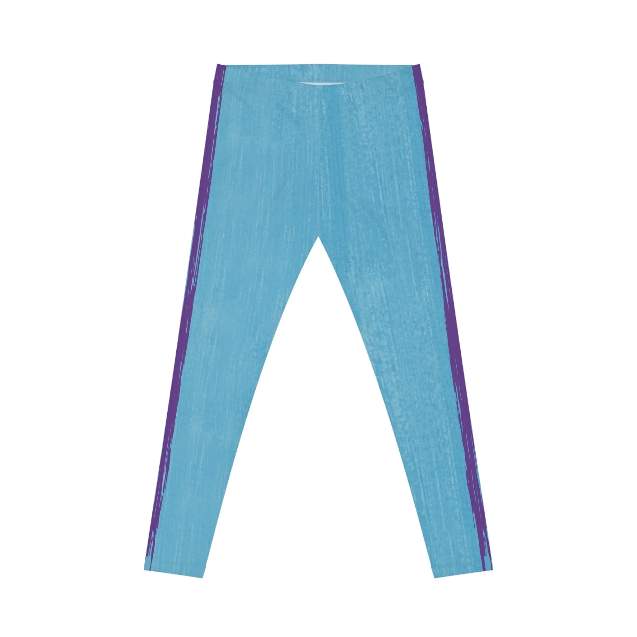 Know Jesus - Turquoise and Purple Leggings