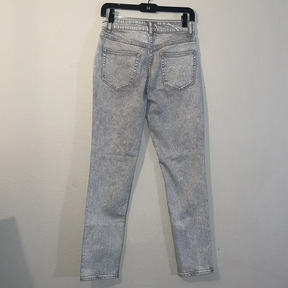 LA VIE REBECCA TAYLOR Ines Acid Ink Wash Jeans size 26 Gary wash, stretch jeans.