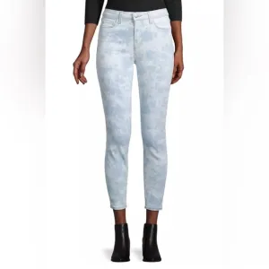 L'AGENCE Margot Tie-Dye High-Rise Skinny Jeans, Abyss - Size 25, NEW