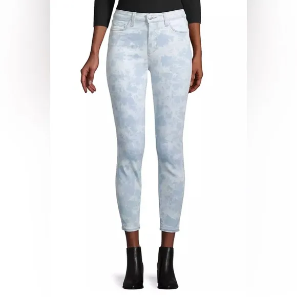 L'AGENCE Margot Tie-Dye High-Rise Skinny Jeans, Abyss - Size 25, NEW