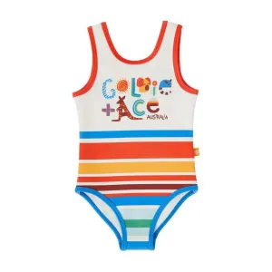 Land Down Under Stripe Scoop Back Bathers