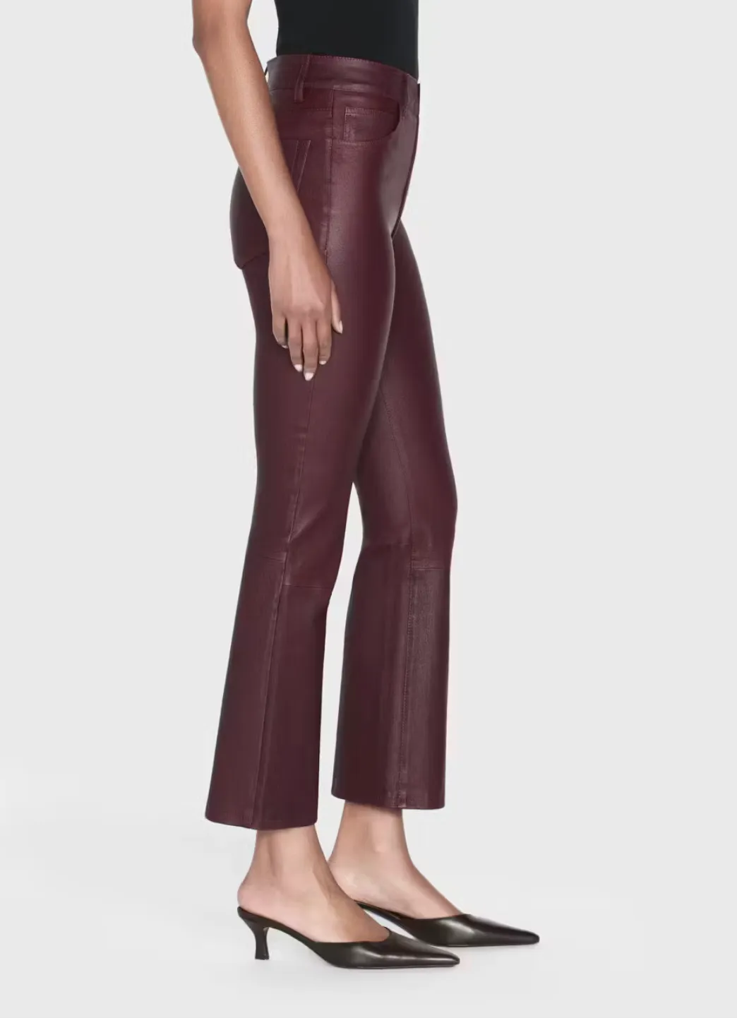 Le Crop Mini Boot Leather