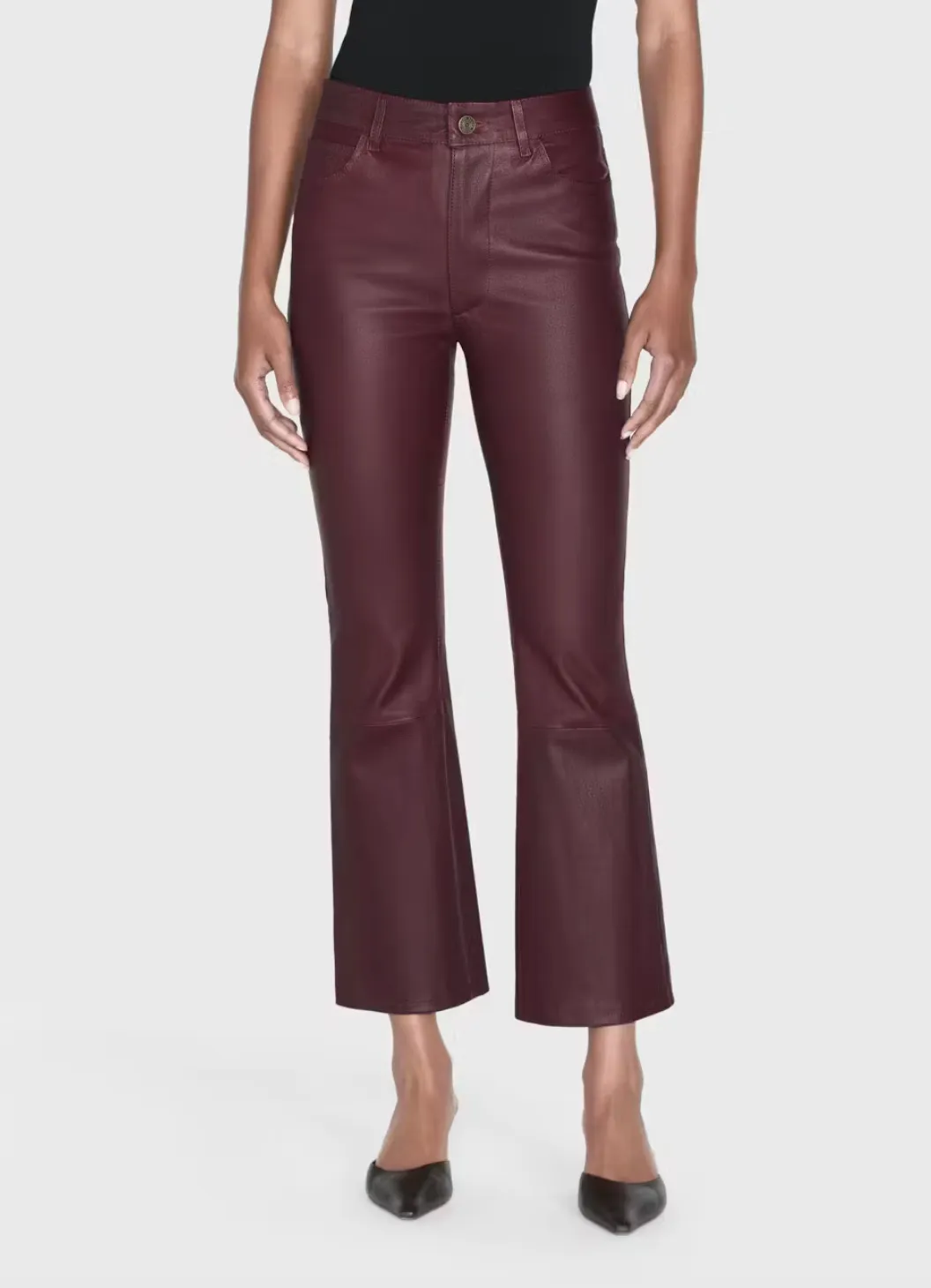 Le Crop Mini Boot Leather