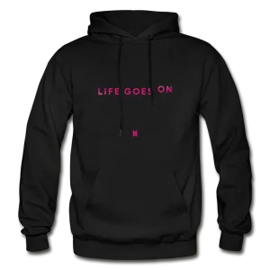 lgo black Gildan Heavy Blend Adult Hoodie