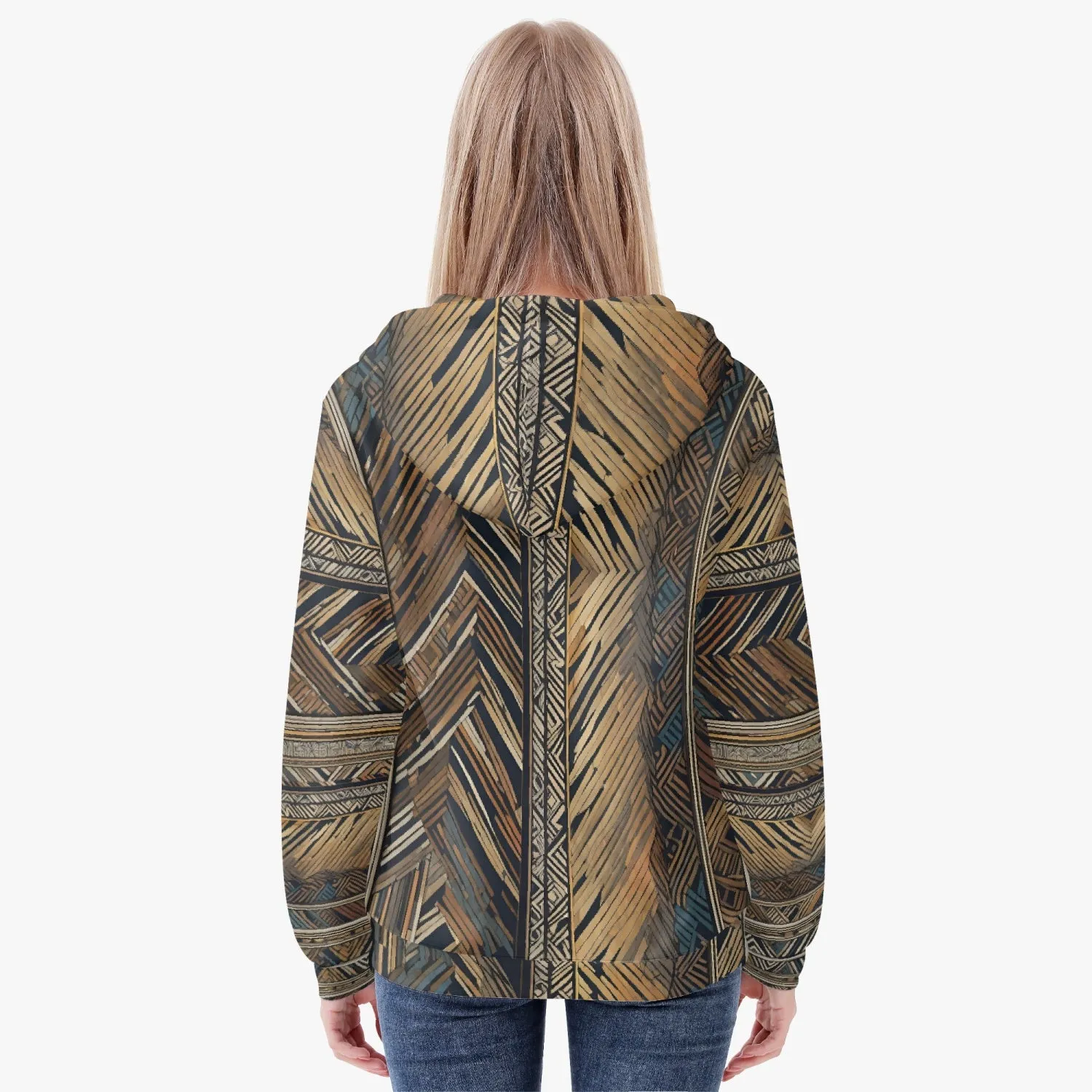 Lion Spear Women's Zip Up Hoodie