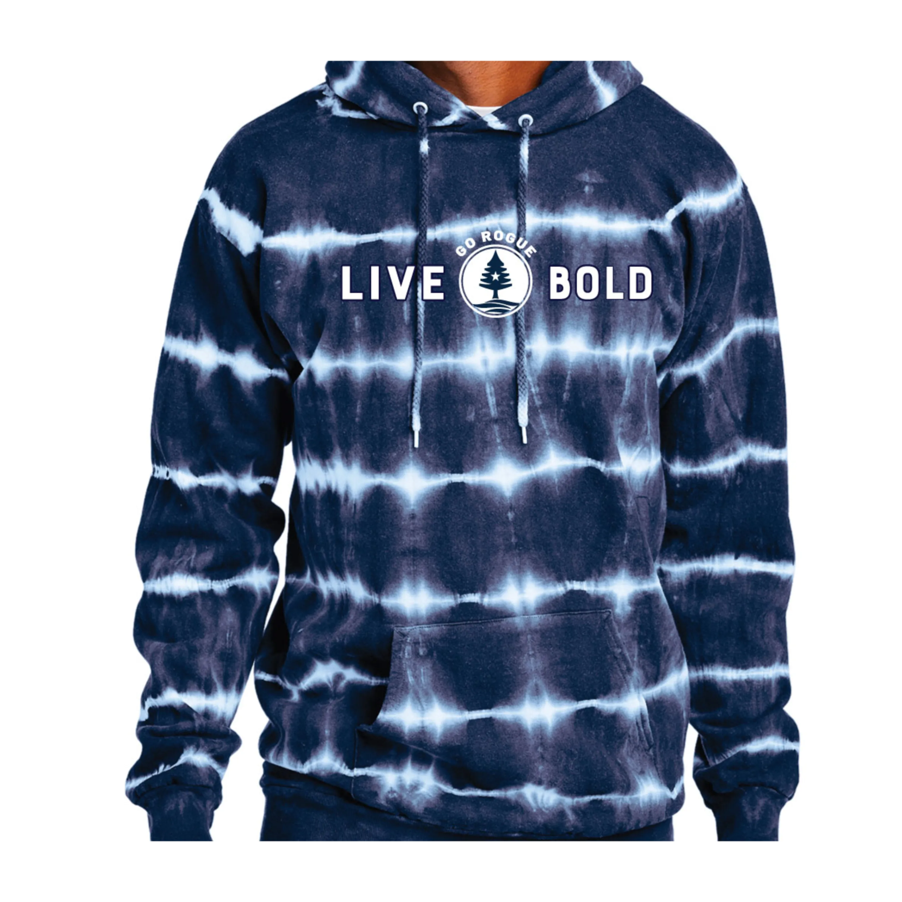 Live Bold Tie Dye Hoodie
