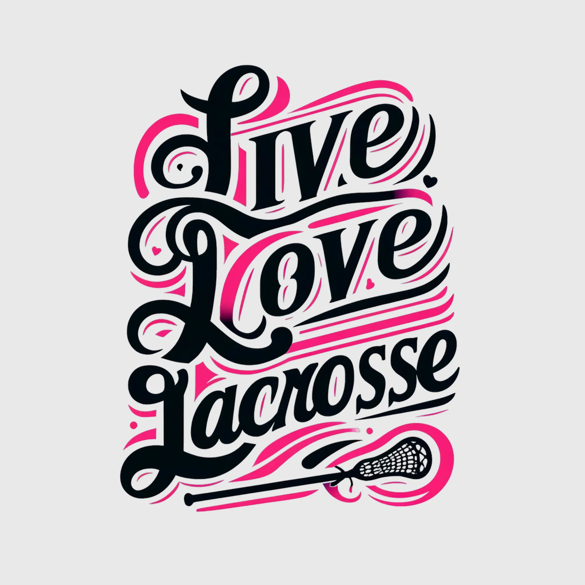 Live Love Lacrosse Transfer