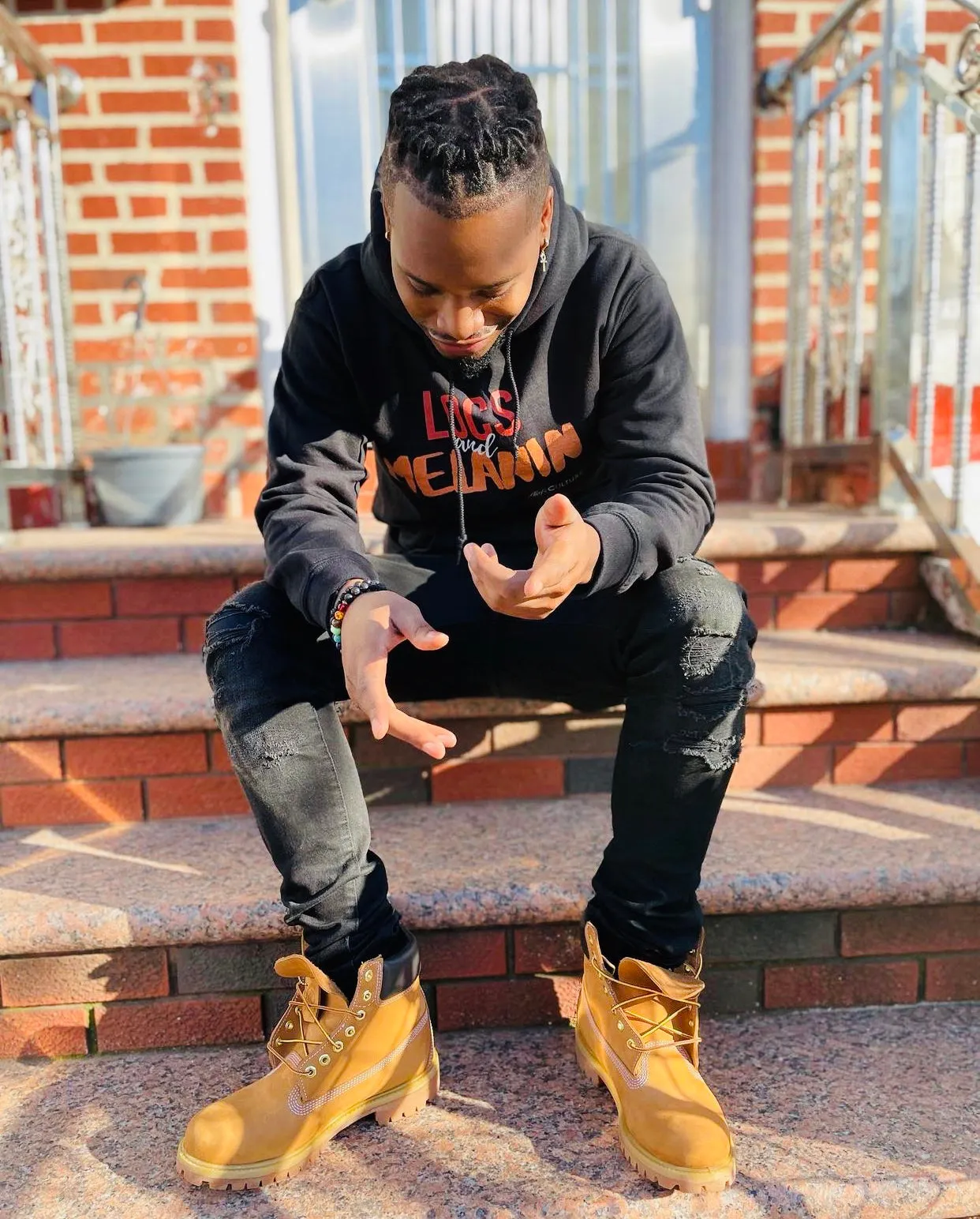 LOCS and MELANIN Unisex Hoodie