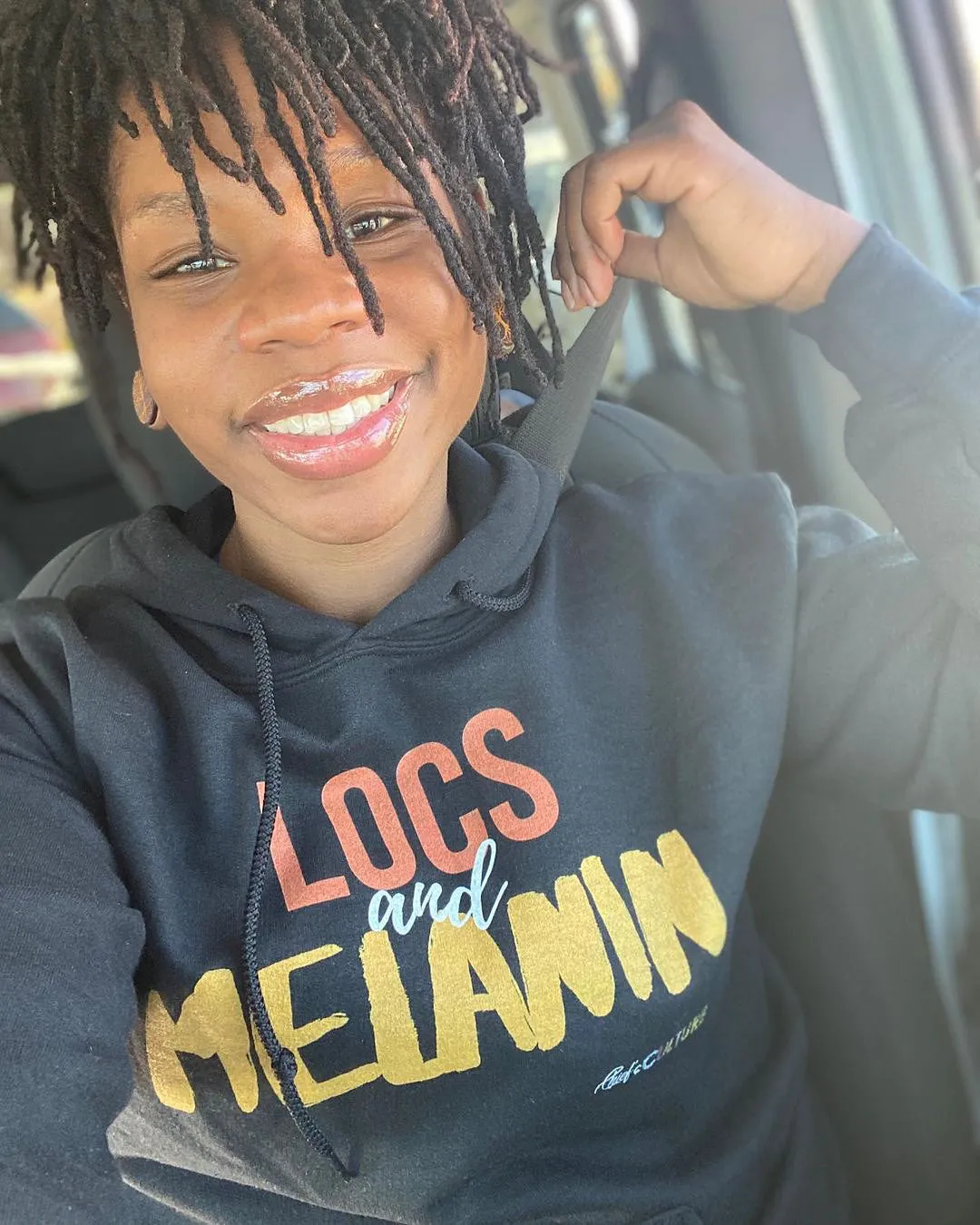 LOCS and MELANIN Unisex Hoodie