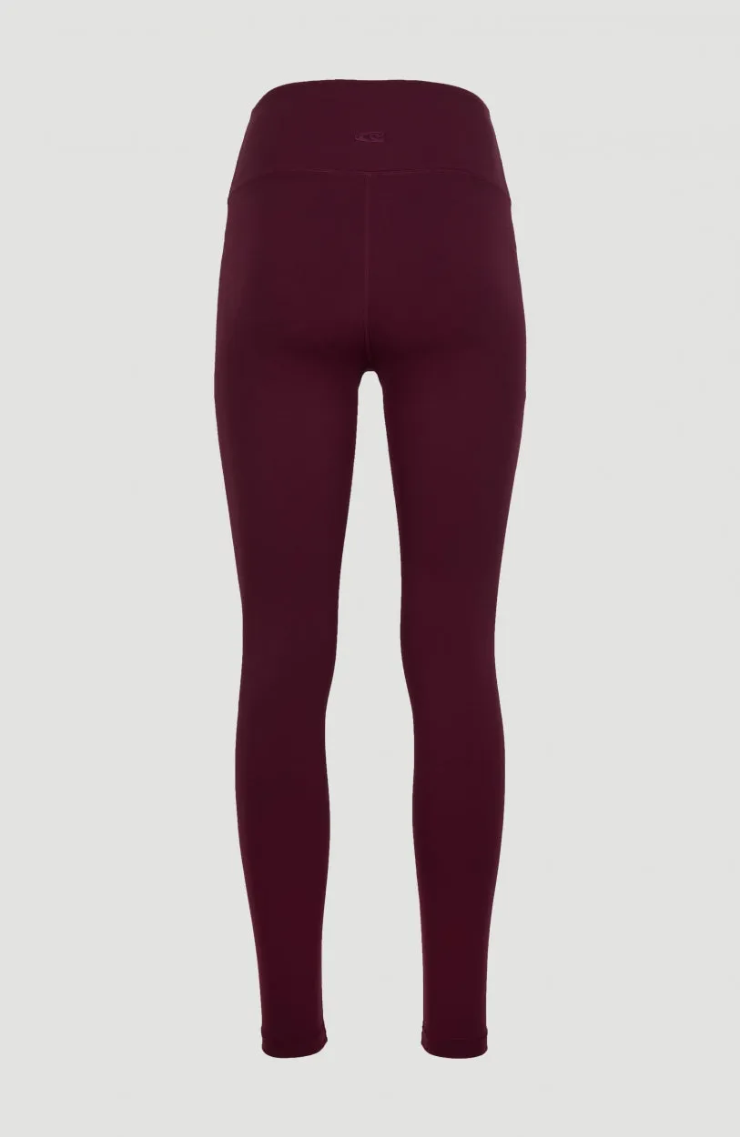Lola Super Waist Leggings | Windsor Wine -A