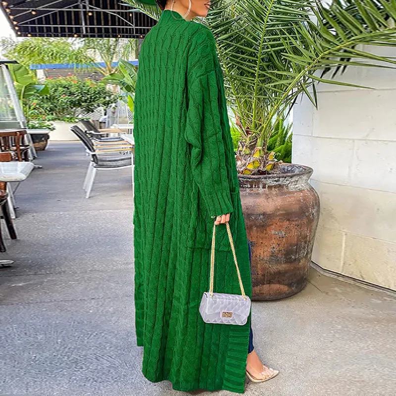 Long Twist Sweater Jacket