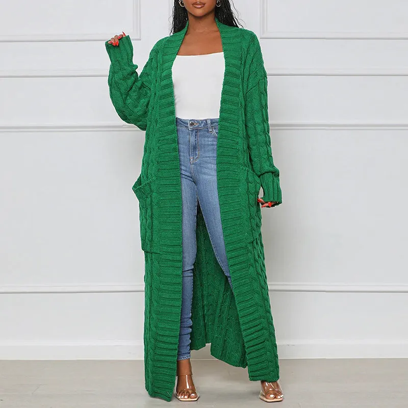 Long Twist Sweater Jacket