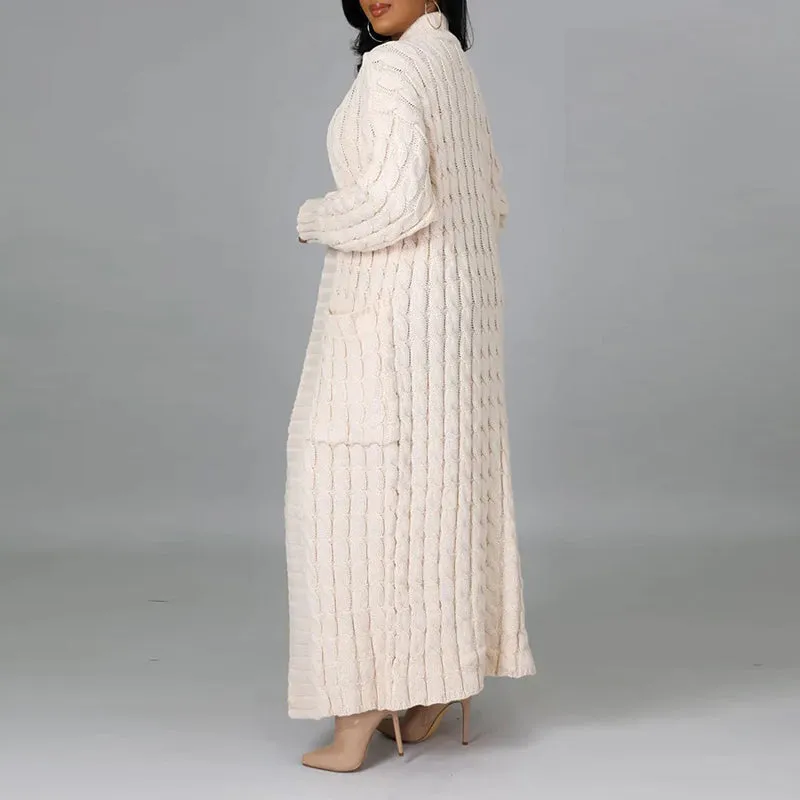 Long Twist Sweater Jacket