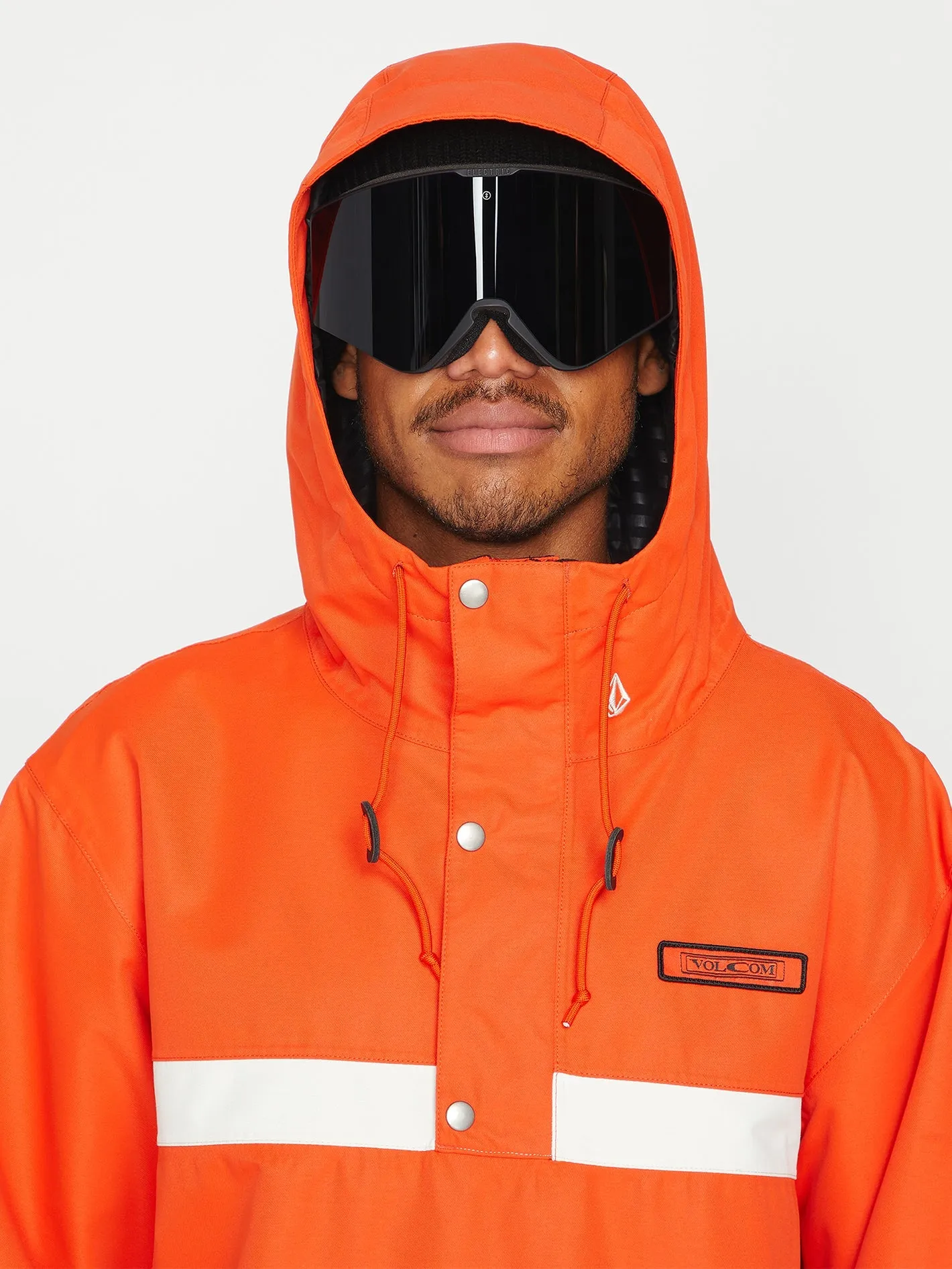 Longo Pullover Jacket - Orange Shock