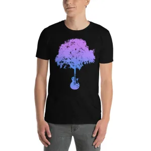 LP Guitar Tree Gradient Blue T-Shirt